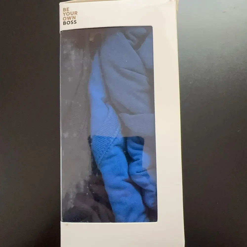 Boss Shirt Mens Medium Blue 3 Pack Crew Neck Regular Fit Cotton Undershirt Tee